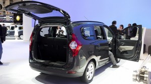 Nova Dacia Lodgy Minivan que poderá ser vendida pela renault no brasil Salão de Genebra 2012