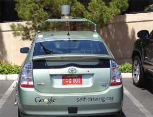 carro do google que roda sem motorista no estado de nevada