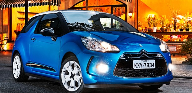 novo citroen ds3 2013 que começa a ser vendido em junho versao brasil cor azul