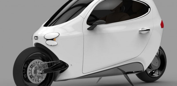 lit motors modelo C1 2014 carro de duas rodas elétrico detalhes 2