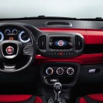 novo-fiat-500l-cinquecento-2013-lancado no salao-genebra-2012 com cafeteira Lavazza detalhes interior