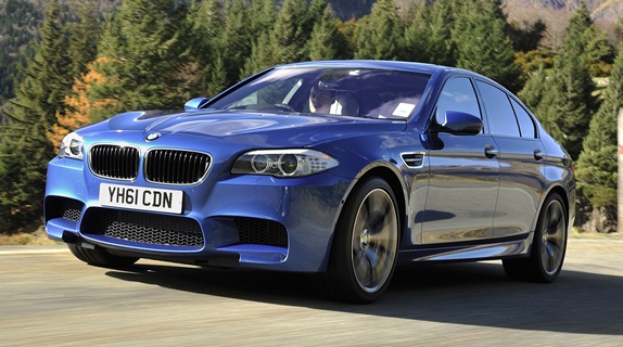 Frente da Quinta Geração da Nova BMW M5 2012 que será lançada em outubro